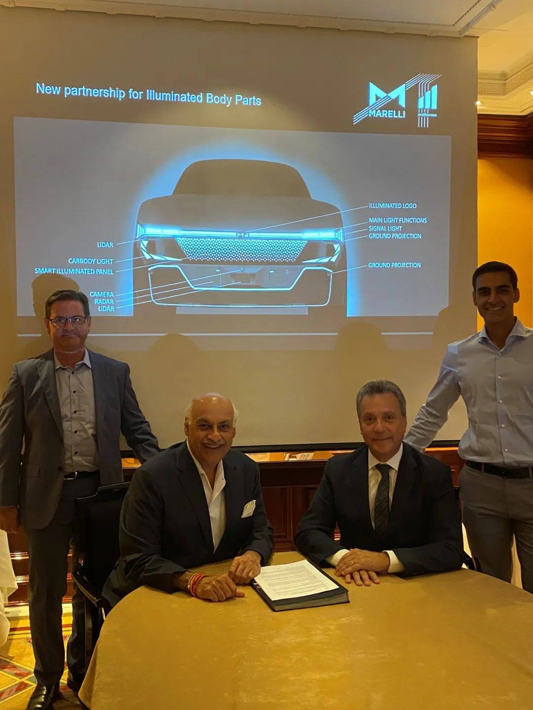马瑞利与SMRP BV签署合作协议，聚焦汽车智能照明外饰件领域