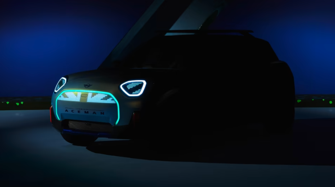 宝马MINI最新概念车，车灯和中控是亮点！