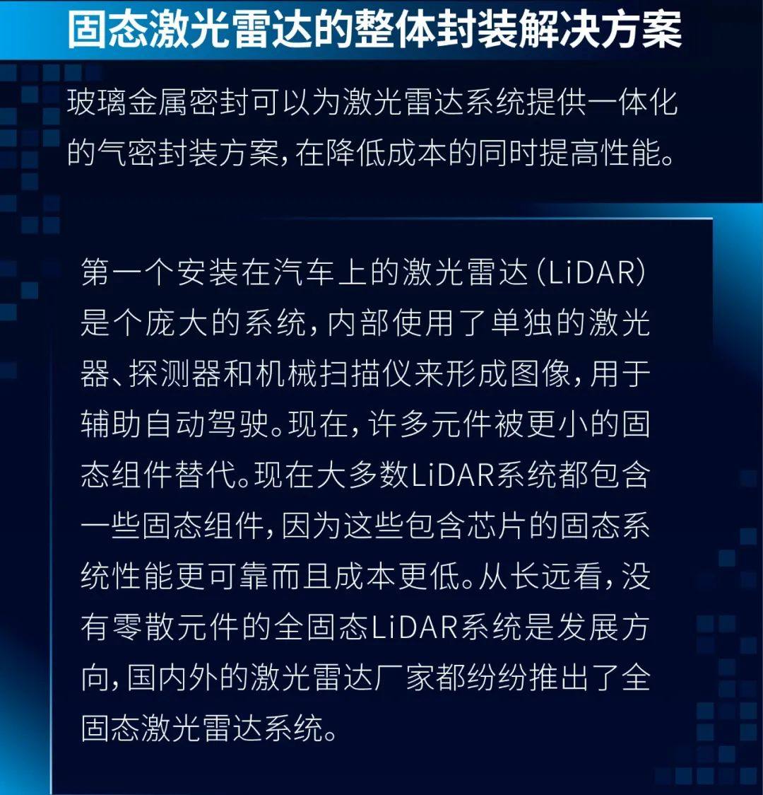 造价低，性能强 -- 固态激光雷达的整体封装解决方案