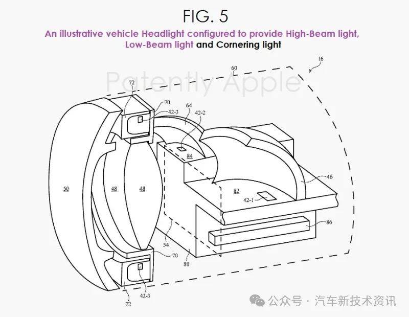 苹果获得汽车智能大灯新专利