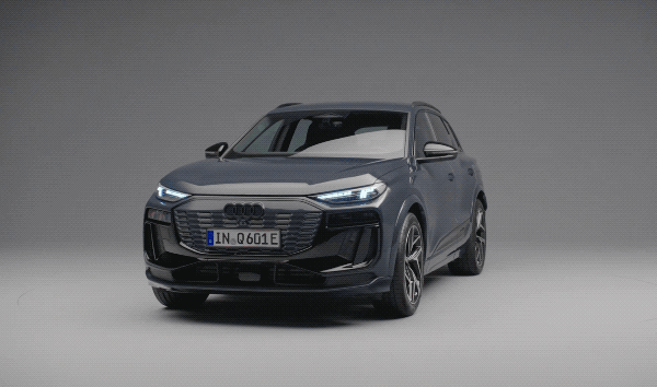 Audi Q6 e-Tron debuts, OLED lights become the highlight