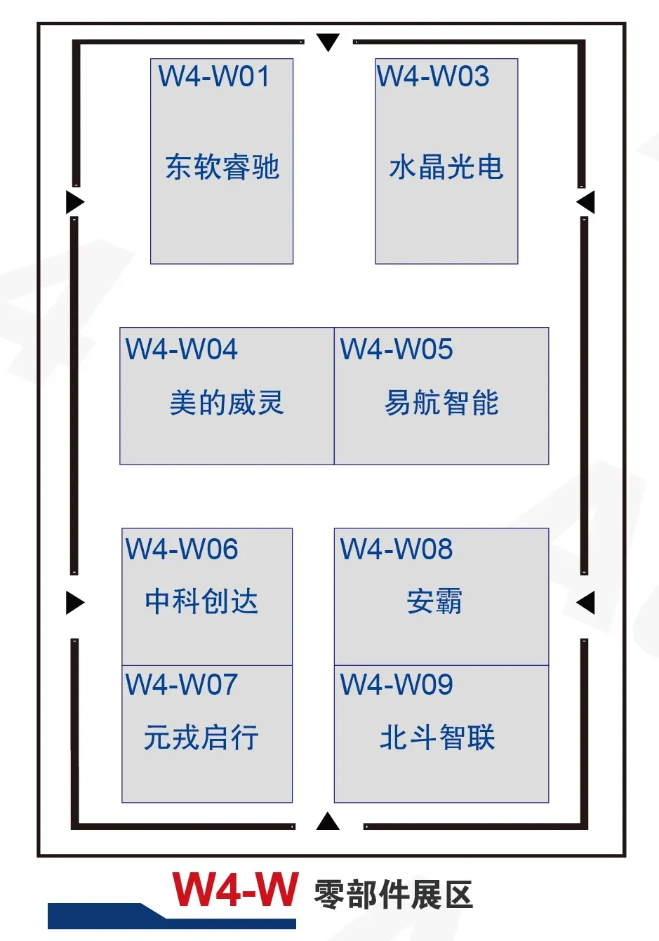 Big release: The booth distribution map of the 2024 Beijing International Auto Show is released. Welcome to join the on-site audience communication group