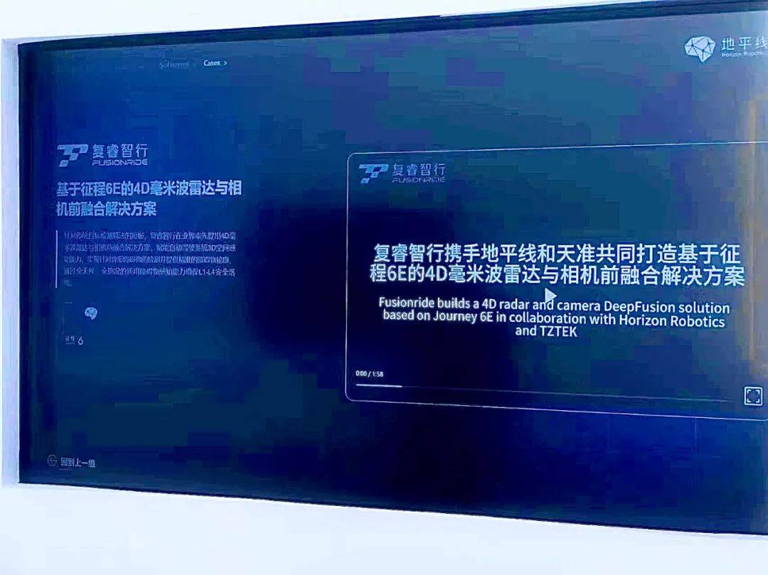 复睿智行前融合感知方案首秀北京车展，联手行业伙伴共创感知新未来