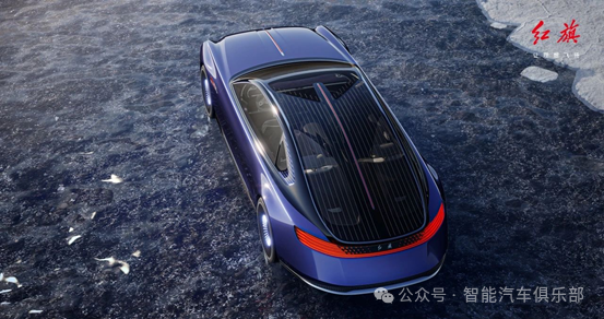 Hongqi Golden Sunflower concept car made a stunning debut at the Beijing Auto Show, equipped with Guangfeng Technology’s in-vehicle sky screen projection