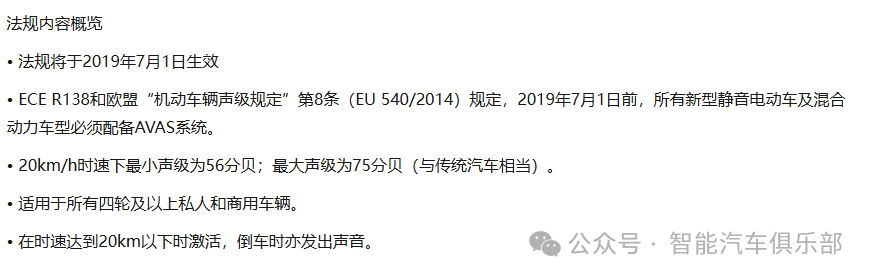 全新声学体验：车辆声学报警系统（AVAS)详解，附11家国内供应商盘点